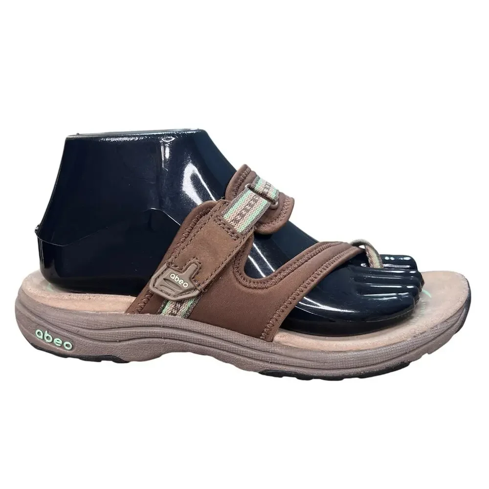 ABEO B.I.O.system Granadia Brown Slip On Slide Sandal Size 8